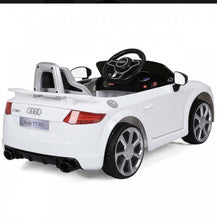 Load image into Gallery viewer, 2025 Licensed Audi TT RS Ride On Car Upgraded | 12V | 1 Seater | Music | Seat Belt | LED Lights | Remote
