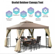 Load image into Gallery viewer, Heavy Duty Classy Awning Patio Structure Canopy Tent 10x10ft | No Screws For Structure Required | Easy Set Up | Waterproof | Weather Resistant
