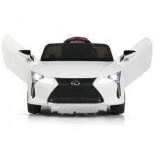 Load image into Gallery viewer, 2025 Licensed 12V Lexus LC500 12V Kids Ride-On Car 1 Seater Upgraded | Music | Shocks | Bright Lights | Remote | Ages 3-8
