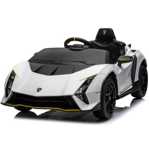 2025 Upgraded 12V Kids Licensed Lamborghini Aventador Autentica Ride On Car 1 Seater, LED Lights, Remote, 3-7kph | Pre Order