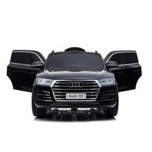 Load image into Gallery viewer, 2025 Licensed Audi Q5 Upgraded 12V Ride On Car For Kids | Leather Seat | Rubber Wheels | 12V | 1 Seater | LED Lights | Remote | Ages 1-6 |
