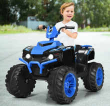 Load image into Gallery viewer, Super Cool 12V Kids Ride On ATV, Car 1 Seater | LED Lights | Heavy Duty Tires | Ages 3-7 | Music | 2 Speeds | Upgraded
