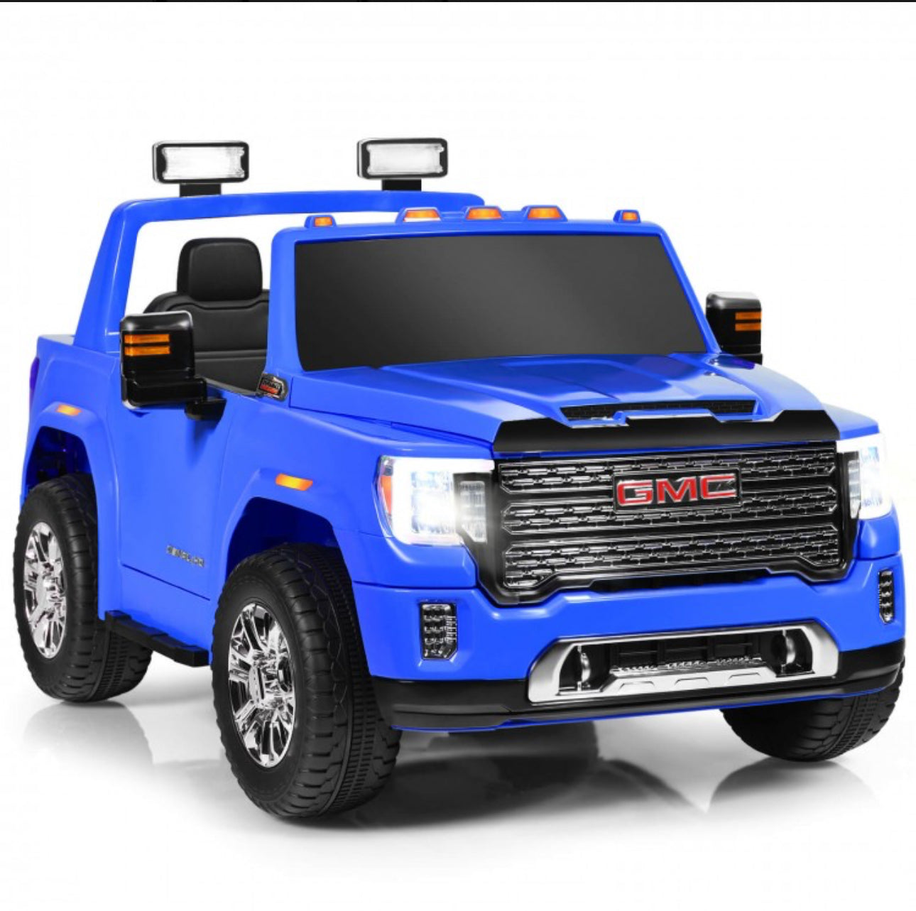 Licensed 2025 GMC Sierra Denali Pick up Truck 2 Seater Ride-On Upgraded | 12V | Upgraded Seats | Upgraded Tires | Remote