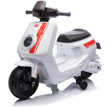 Load image into Gallery viewer, Super Cool 2025 Kids Electric Vespa Style Scooter Car, Upgraded 12V | 1 Seater Motorcycle | MP3 | Ages 2-8
