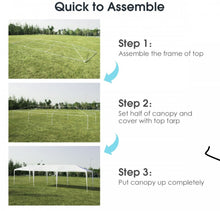 Load image into Gallery viewer, Super Cool Heavy Duty 10x30ft Gazebo Canopy Tent With Ground Stakes, Wind Ropes | Waterproof | Easy Assembly | Patio Tent
