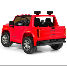 Load image into Gallery viewer, Licensed 2025 GMC Sierra Denali Pick up Truck 2 Seater Ride-On Upgraded | 12V | Upgraded Seats | Upgraded Tires | Remote
