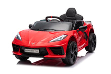 Load image into Gallery viewer, 2025 Licensed 12V Chevrolet Corvette C8, 1 Seater Kids Ride On Car Upgraded | Leather Seat | Rubber Tires | LED Lights | Remote
