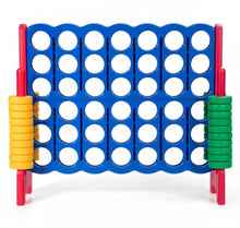 Load image into Gallery viewer, Super Cool Outdoor Fun Giant Connect 4 Style Jumbo 4-To-Score Game Set With 42 Giant Rings | Quick Release Slider | For The Whole Family | Indoor | Outdoor
