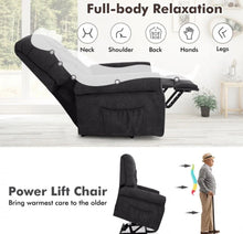 Load image into Gallery viewer, Heavy Duty Comfortable Modern Power Lift Chair For Elderly, Everyone | Adjustable Back Rest, Foot Rest | Full Body Relax Chair | Holds 330lbs
