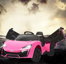 Load image into Gallery viewer, New 2025 McLaren Style 12V Ride On Car 1 Seater | LED Lights | Cool Open Doors | Seatbelt | Big Seat | Push To Start | Music | Remote
