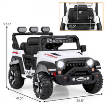 Load image into Gallery viewer, Super Cool 2025 Landar Power Jeep Style 12V | 1 Seater Kids Ride On Car | LED Lights | Music | Remote
