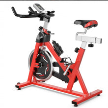 Load image into Gallery viewer, Heavy Duty Indoor Stationary Silent Belt Driven Exercise Cycling Bike For Gym, Home, Office | Fat Burning | Adjustable Handle, Seat | Comfy Seat | Cup Holder
