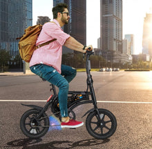 Load image into Gallery viewer, 2025 Super Cool Foldable Electric Bike, Bicycle For Adults | 350W Brushless Motor | 36V Battery | Up To 24KPH | Rubber Tires | 3 Riding Modes
