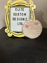 Load image into Gallery viewer, Hello World Baby Announcement Acrylic Round
