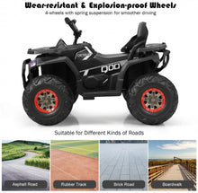 Load image into Gallery viewer, 2025 Upgraded 12V ATV 4 Wheeler Ride On Toy / Car 1 Seater | LED Lights | 2 Speeds | Seat Belt | 4 Wheel Suspension | Push To Start | USB Ready | Big 1 Seater
