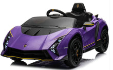 Load image into Gallery viewer, 2025 Upgraded 12V Kids Licensed Lamborghini Aventador Autentica Ride On Car 1 Seater, LED Lights, Remote, 3-7kph | Pre Order
