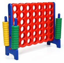 Load image into Gallery viewer, Super Cool Outdoor Fun Giant Connect 4 Style Jumbo 4-To-Score Game Set With 42 Giant Rings | Quick Release Slider | For The Whole Family | Indoor | Outdoor
