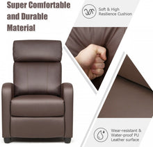 Load image into Gallery viewer, Heavy Duty Comfortable Massage Recliner Chair Wingback Single Chair With Side Pocket, Remote | 8 Massage Modes
