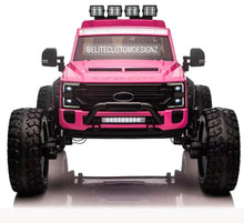 Load image into Gallery viewer, Licensed 2025 Ford Super Duty F450 Lifted Monster Truck 24V Upgraded 4x4 | 2 Seater | Leather Seats | Massive Rubber Tires | Remote | Up to 15KPH
