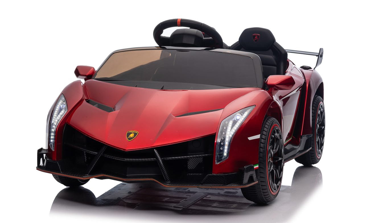 Licensed 2024 Veneno 4x4 Kids Ride On Car 1 Seater | 12V | Upgraded | Leather Seat | Rubber Tires | Remote