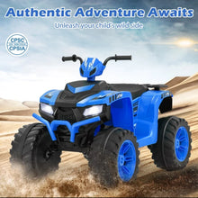 Load image into Gallery viewer, Super Cool 2025 Kids 24V Electric Ride On Car ATV Upgraded | Pedal | 2 Speeds | Music | LED Lights | Ages 3-8
