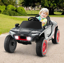 Load image into Gallery viewer, Super Cool 2025 Licensed 12V Audi Kids Ride On Car Upgraded | E-Tron Racing Car | 2 Speeds | Seatbelt | Music | Remote
