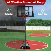 Load image into Gallery viewer, Super Cool Adjustable 12 Levels Basketball Net Hoop Set With 44” Backboard | 4-10 Feet | Wheels | 18” Rim | 2 Nets | Heavy-duty | Indoor | Outdoor
