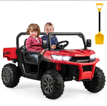 Load image into Gallery viewer, 2025 Upgraded 24V Dump Truck Kids Ride On Car | Up To 8-10KPH | 2 Seater | Switch For Dump Bed | Open Tailgate | Music | 2 Of 20000 RPM Motors | Remote
