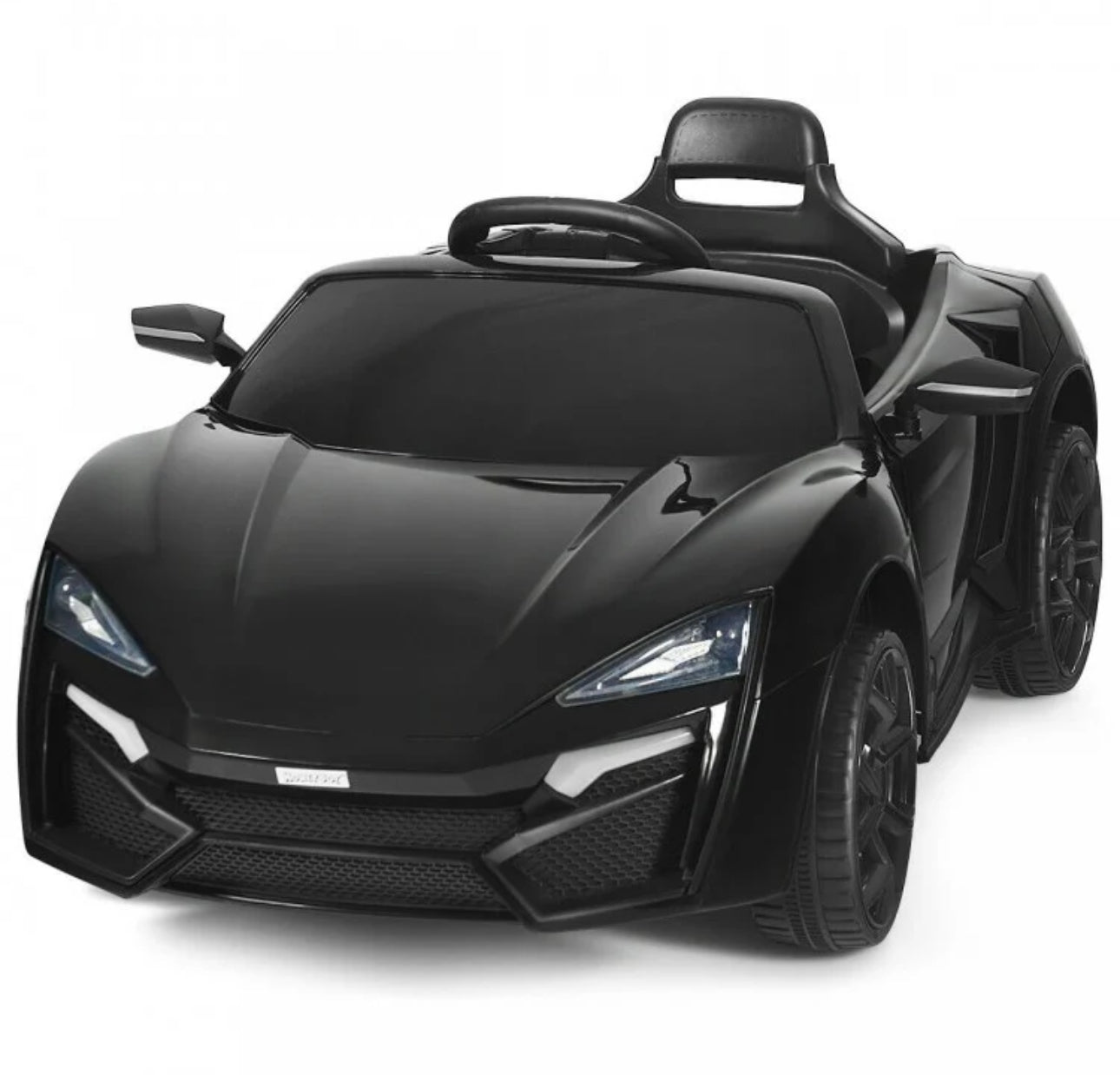New 2025 McLaren Style 12V Ride On Car 1 Seater | LED Lights | Cool Open Doors | Seatbelt | Big Seat | Push To Start | Music | Remote