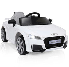 Load image into Gallery viewer, 2025 Licensed Audi TT RS Ride On Car Upgraded | 12V | 1 Seater | Music | Seat Belt | LED Lights | Remote
