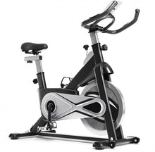 Load image into Gallery viewer, Heavy Duty Quiet Stationary Exercise Bike Cycling Bike With 40lbs Flywheel | Exercise Machine | Professional Seat | Display Monitor | Adjustable Resistance
