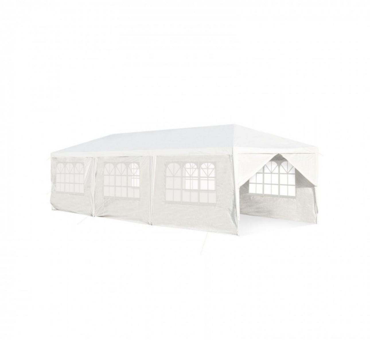 Very Cool 10x30 FT Heavy Duty Outdoor Canopy Tent With 6 Removable Sidewalls | 2 Doorways | Transparent Windows | Spacious | Patio