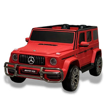 Load image into Gallery viewer, Licensed 2025 Mercedes GWagon G63 Black Or Red Upgraded | 2 Seater | 24V | 4x4 Kids Ride-On | Leather Seats | Rubber Tires | Remote
