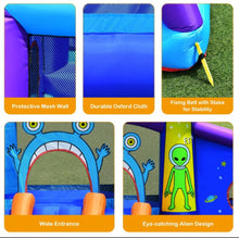 Load image into Gallery viewer, Super Fun Jumping Bouncy Castle With Water Slide &amp; 550W Blower | Waterproof | Carrying Bag | Repair Kit | Huge Jump Area | Large Play Area
