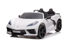 Load image into Gallery viewer, New Item | 2025 Licensed 24V Chevrolet Corvette C8 | 2 Seater Ride On Car | Leather Seat | Rubber Tires | Remote
