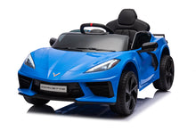 Load image into Gallery viewer, 2025 Licensed 12V Chevrolet Corvette C8, 1 Seater Kids Ride On Car Upgraded | Leather Seat | Rubber Tires | LED Lights | Remote
