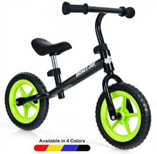 Load image into Gallery viewer, Super Cool Fun Kids No Pedal Balance Bicycle Bike Adjustable Seat, Handles Ages 2.5-5 | Very Light | Heavy Duty | Eva Rubber Wheels
