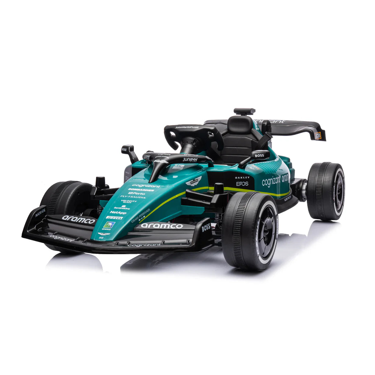 2025 Licensed Aston Martin F1 Car 12V Ride On Car 1 Seater For Kids | 1 Seater | LED Lights | Remote | Music | Ages 3-8 | Pre Order