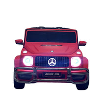 Load image into Gallery viewer, Licensed 2025 Mercedes GWagon G63 Black Or Red Upgraded | 2 Seater | 24V | 4x4 Kids Ride-On | Leather Seats | Rubber Tires | Remote
