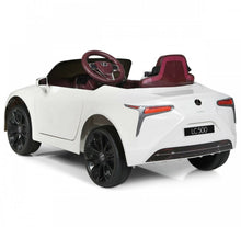 Load image into Gallery viewer, 2025 Licensed 12V Lexus LC500 12V Kids Ride-On Car 1 Seater Upgraded | Music | Shocks | Bright Lights | Remote | Ages 3-8
