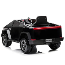 Load image into Gallery viewer, Cool Tesla Cyber Truck Style | 12V | Kids Ride On Car | Parent Remote | Eva wheel | Black
