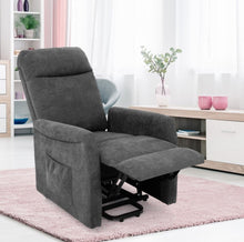 Load image into Gallery viewer, Heavy Duty Modern Power Lift Recliner Chair With Remote Control | For The Elderly | Everyone | Holds 330lbs | Laying | Seating | Standing Easily | Quiet Motor
