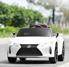 Load image into Gallery viewer, 2025 Licensed 12V Lexus LC500 12V Kids Ride-On Car 1 Seater Upgraded | Music | Shocks | Bright Lights | Remote | Ages 3-8
