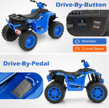 Load image into Gallery viewer, Super Cool 2025 Kids 24V Electric Ride On Car ATV Upgraded | Pedal | 2 Speeds | Music | LED Lights | Ages 3-8
