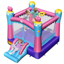 Load image into Gallery viewer, Super Cute &amp; Adorable Princess Theme 3-in-1 Inflatable Bouncy House With 480W Blower
