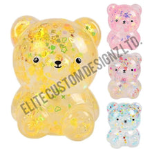 Load image into Gallery viewer, Glitter Bear Squishies | Sensory | ADHD and Autism Aid | Fidget
