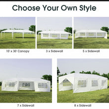 Load image into Gallery viewer, Very Cool 10x30 FT Heavy Duty Outdoor Canopy Tent With 6 Removable Sidewalls | 2 Doorways | Transparent Windows | Spacious | Patio
