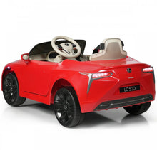 Load image into Gallery viewer, 2025 Licensed 12V Lexus LC500 12V Kids Ride-On Car 1 Seater Upgraded | Music | Shocks | Bright Lights | Remote | Ages 3-8
