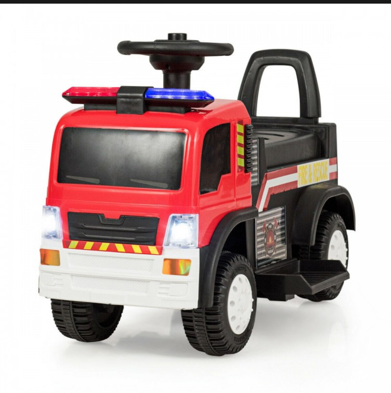New 2025 Kids Ride On Car / Fire Truck | Siren | Music | Upgraded 6V