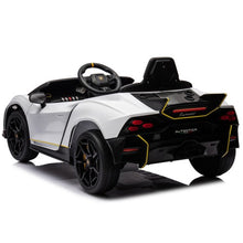 Load image into Gallery viewer, 2025 Upgraded 12V Kids Licensed Lamborghini Aventador Autentica Ride On Car 1 Seater, LED Lights, Remote, 3-7kph | Pre Order
